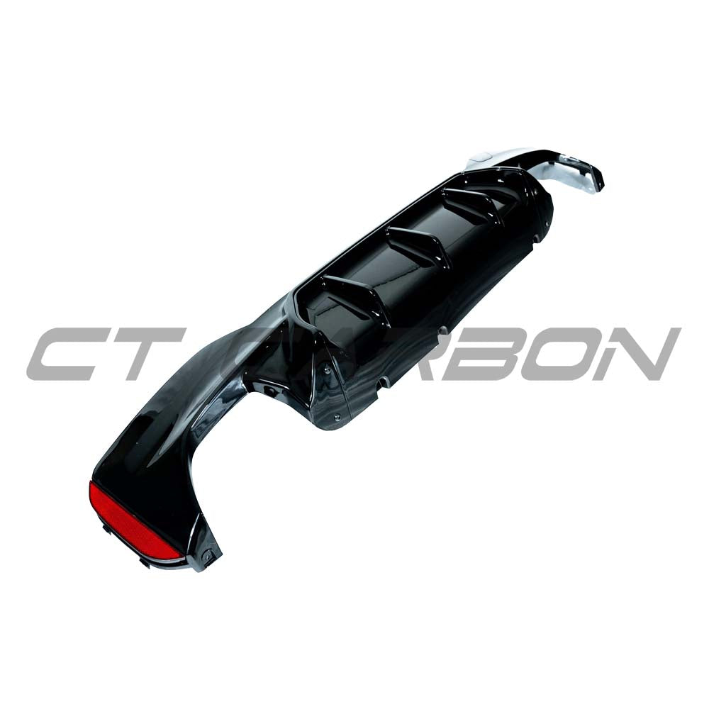 BMW G30/G31 5 SERIES 2017-2023 GLOSS BLACK DIFFUSER - V2