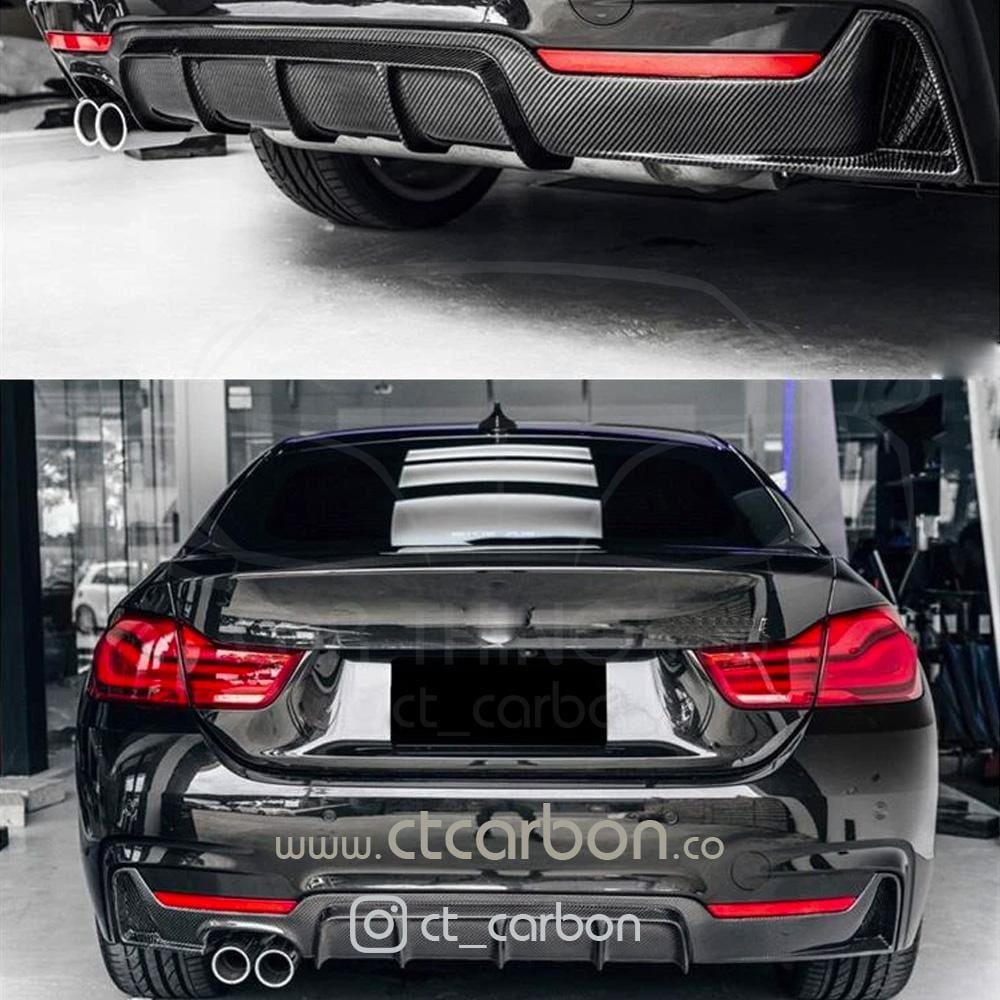 BMW F36 4 SERIES COUPE FULL CARBON FIBRE KIT (TWIN EXHAUST) - V2