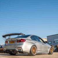 BMW F80 M3 & F30 3 SERIES CARBON FIBRE SWAN NECK WING - CT DESIGN