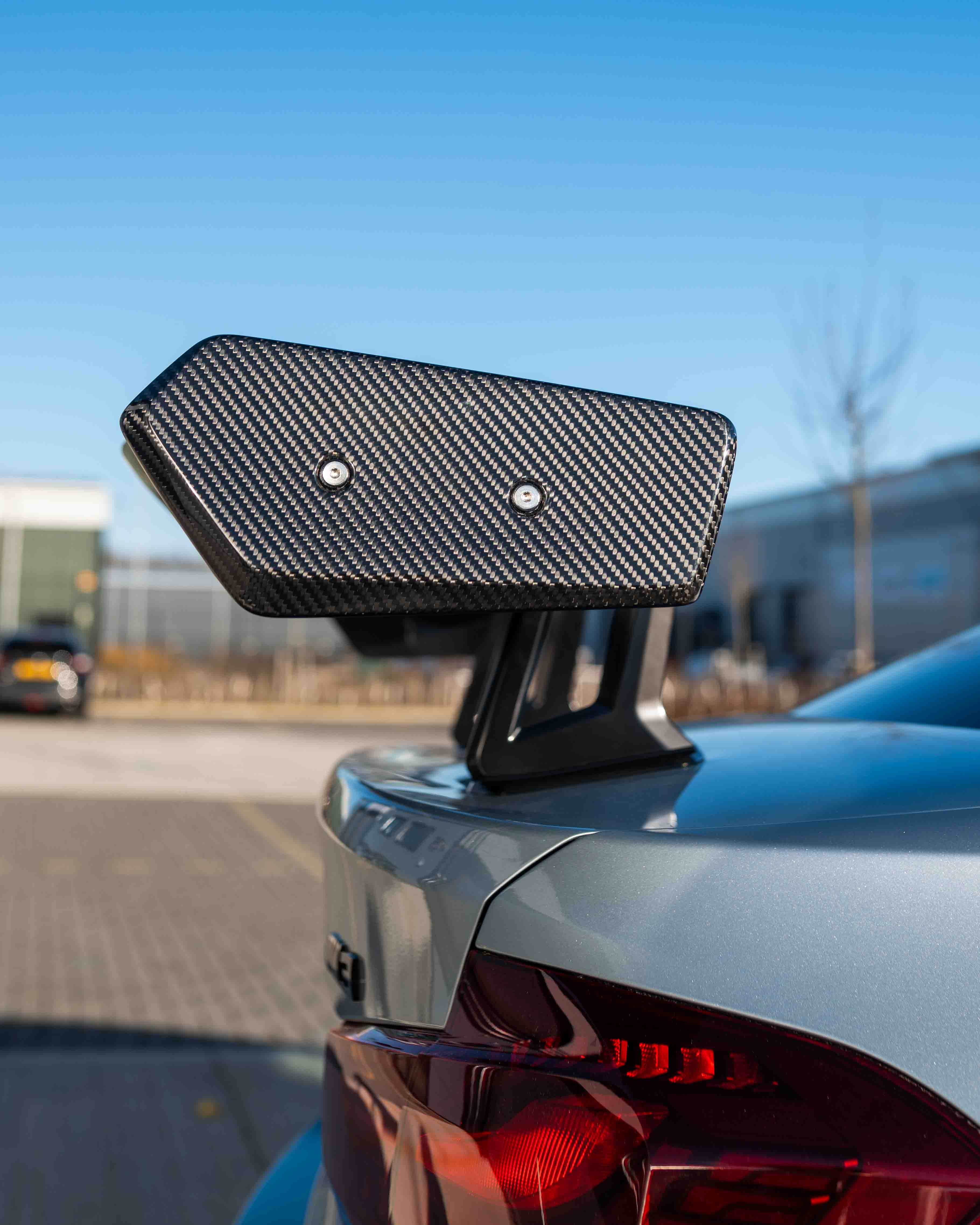 BMW F80 M3 & F30 3 SERIES CARBON FIBRE SWAN NECK WING - CT DESIGN