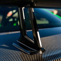 BMW F87 M2/M2C & F22 2 SERIES CARBON FIBRE SWAN NECK WING - V8 - CT DESIGN