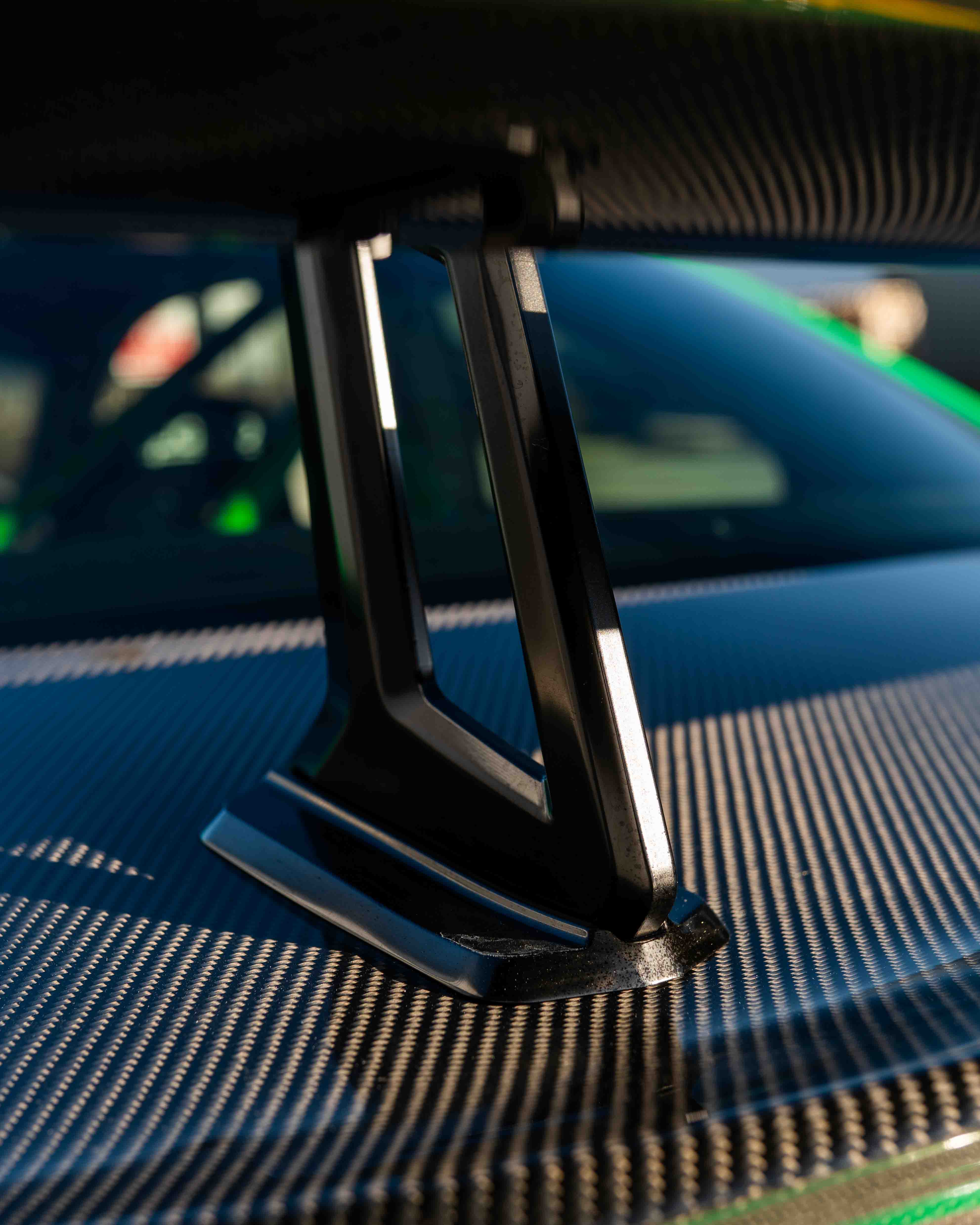 BMW F87 M2/M2C & F22 2 SERIES CARBON FIBRE SWAN NECK WING - V8 - CT DESIGN