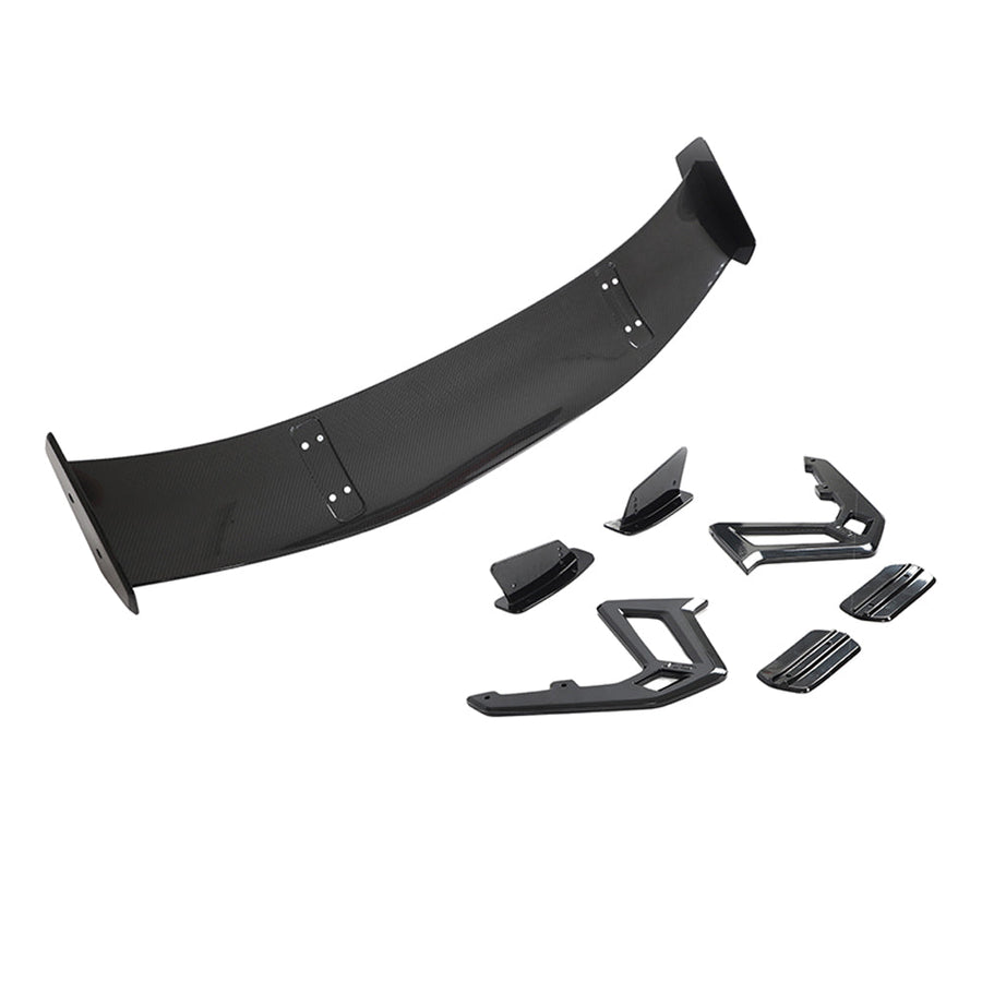 BMW F87 M2/M2C & F22 2 SERIES CARBON FIBRE SWAN NECK WING - V8 - CT DESIGN