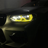 BMW G02 X4 PRE-LCI YELLOW ADAPTIVE DRL MODULE SET (2018-2021)