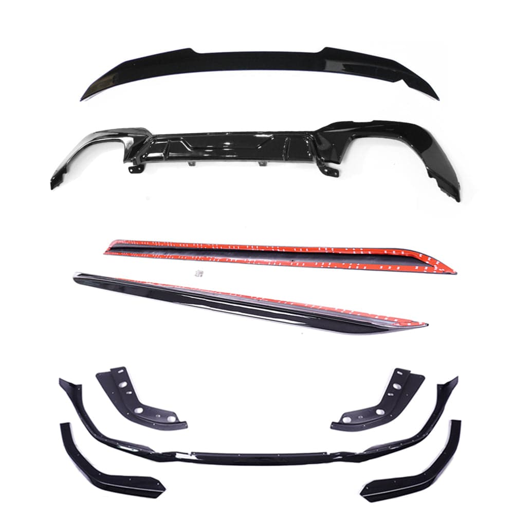 BMW G20 3 SERIES GLOSS BLACK KIT (SQUARE TIPS) - V3