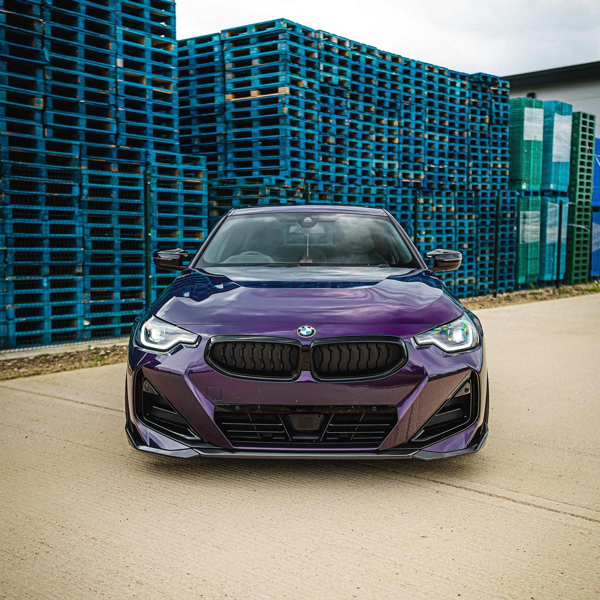 BMW G42 2 SERIES CARBON FIBRE SPLITTER - V1