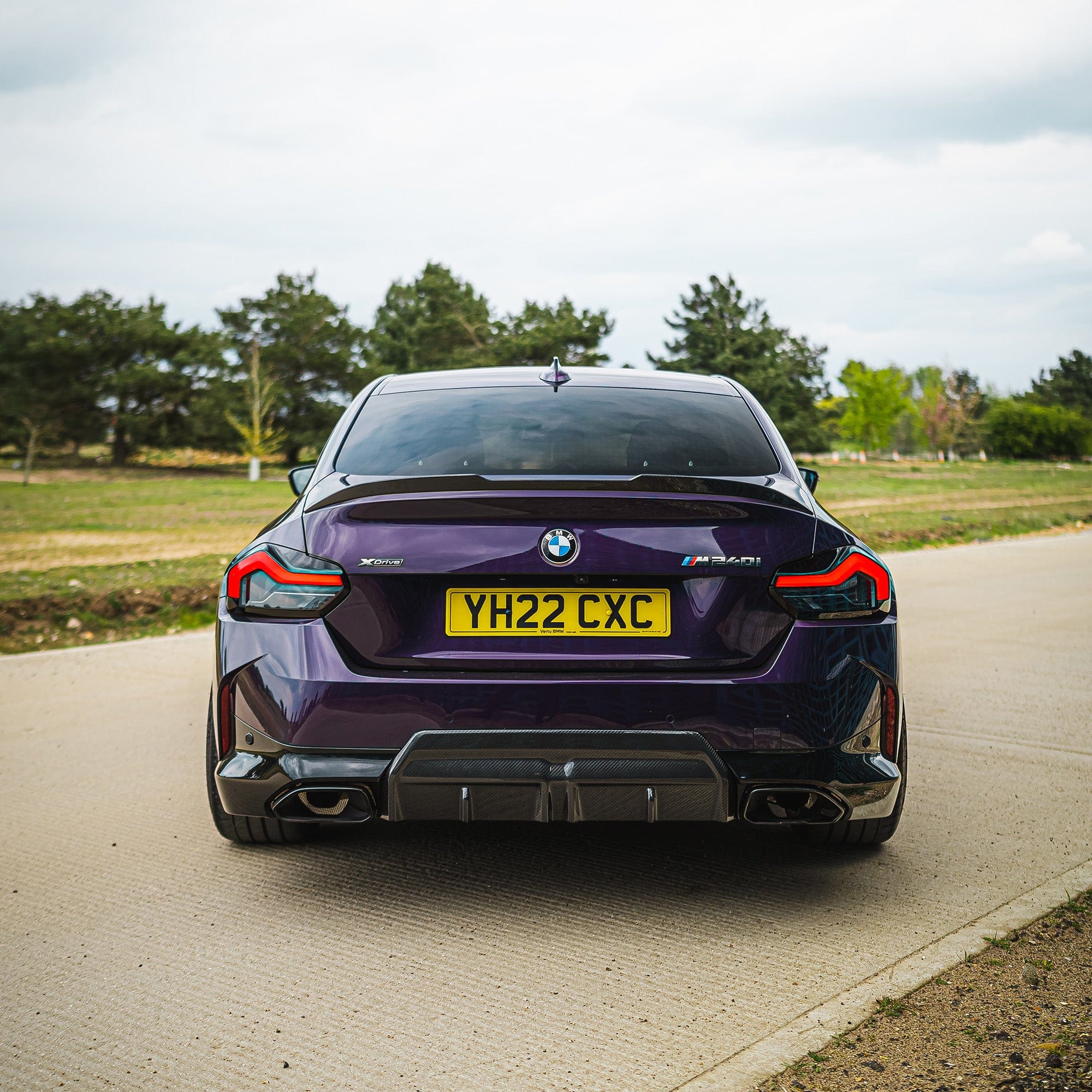 BMW G87 M2 / G42 2 SERIES 2022+ CARBON FIBRE SPOILER - V2