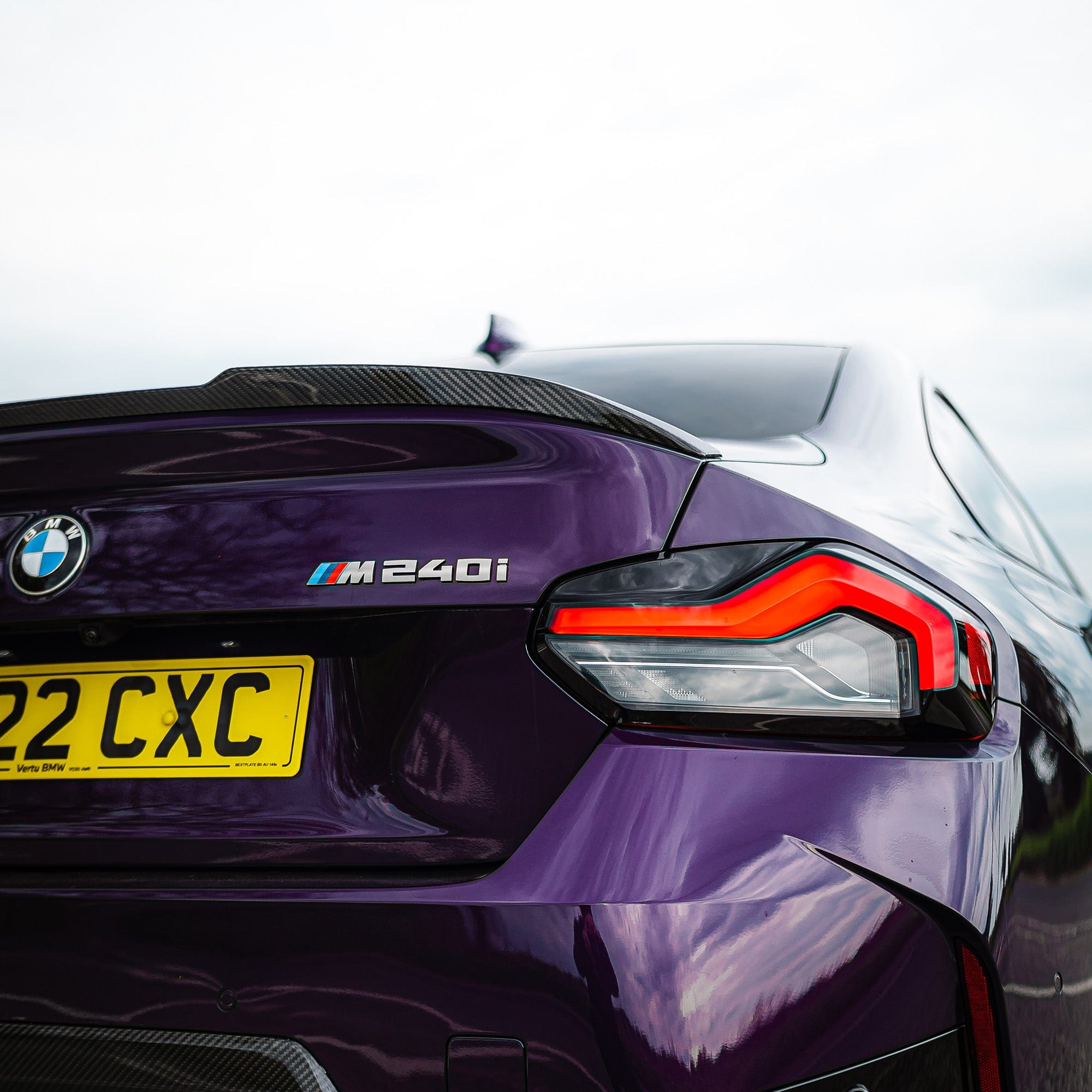 BMW G87 M2 / G42 2 SERIES 2022+ CARBON FIBRE SPOILER - V2