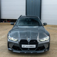 BMW M3 & M4 G80/G81/G82/G83 GLOSS BLACK SPLITTER - V2