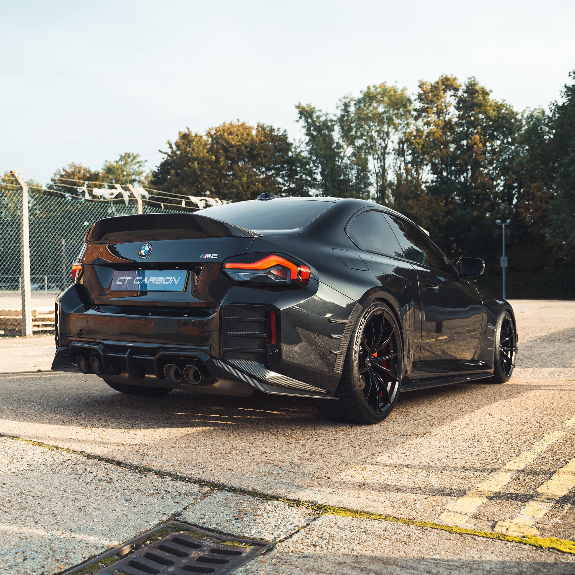 BMW G87 M2 CARBON FIBRE DIFFUSER - V1 - CT DESIGN