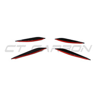 BMW G87 M2 CARBON FIBRE FRONT BUMPER CANARDS