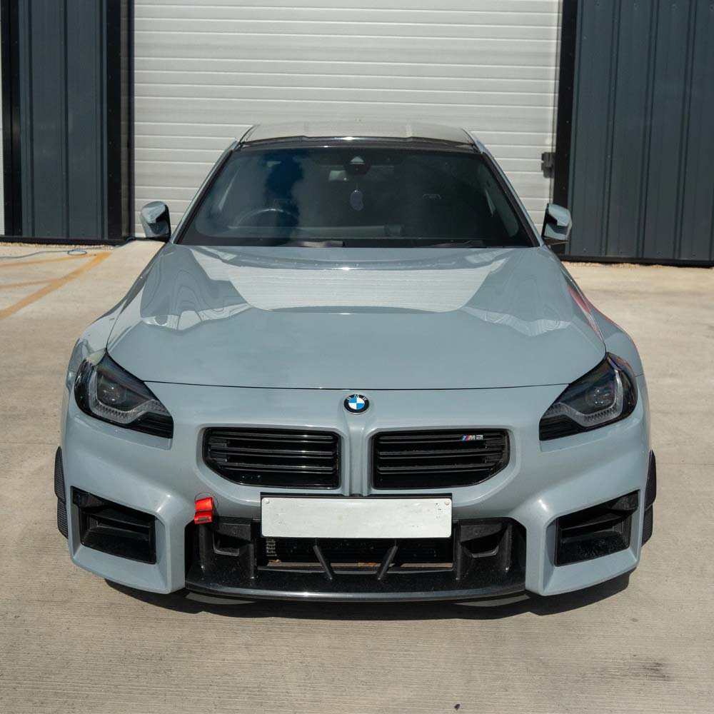 BMW G87 M2 CARBON FIBRE FRONT BUMPER CANARDS