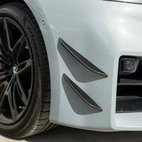 BMW G87 M2 CARBON FIBRE FRONT BUMPER CANARDS