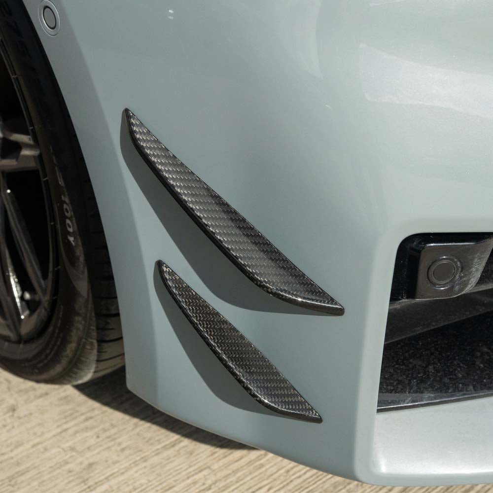 BMW G87 M2 CARBON FIBRE FRONT BUMPER CANARDS