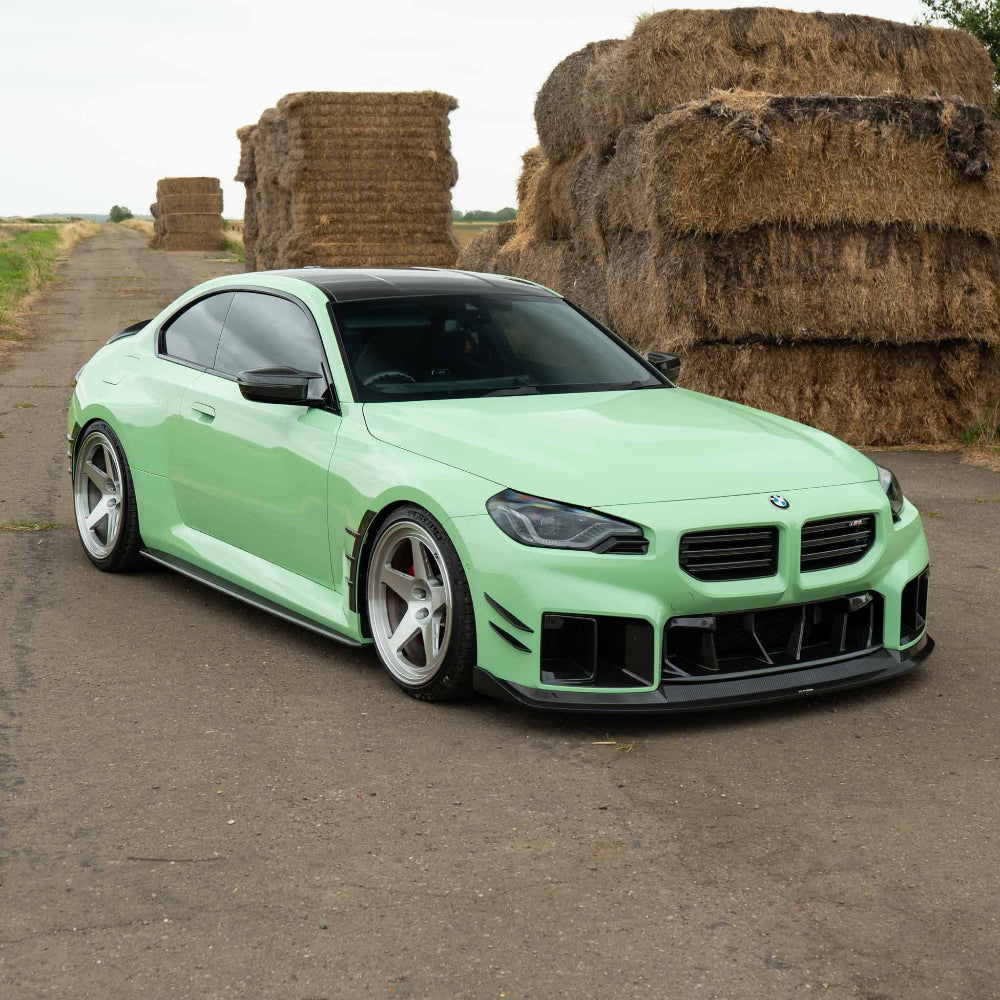 BMW G87 M2 CARBON FIBRE SPLITTER - V4 - CT DESIGN