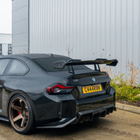 BMW G87 M2 & G42 2 SERIES CARBON FIBRE SWAN NECK WING - CT DESIGN