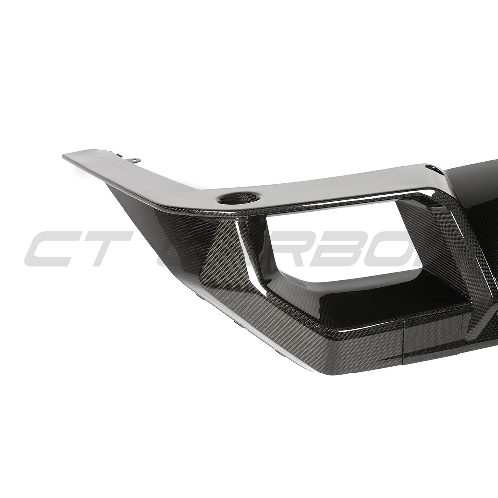 BMW G90 M5 & G99 M5 TOURING 2024+ CARBON FIBRE DIFFUSER - V1 - CT DESIGN