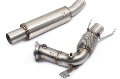 Cobra Exhausts - BMW M135i (F40) Front Downpipe Sports Cat / De-Cat To Cobra Sport Performance Exhaust Package