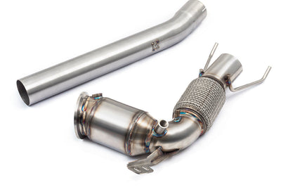 Cobra Exhausts - BMW M135i (F40) Front Downpipe Sports Cat / De-Cat To Cobra Sport Performance Exhaust Package