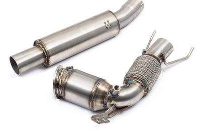 Cobra Exhausts - BMW M135i (F40) Front Downpipe Sports Cat / De-Cat To Cobra Sport Performance Exhaust Package