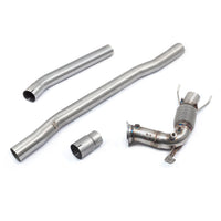 Cobra Exhausts - BMW M135i (F40) Front Downpipe Sports Cat / De-Cat To Cobra Sport Performance Exhaust Package