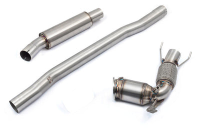 Cobra Exhausts - BMW M135i (F40) Front Downpipe Sports Cat / De-Cat To Cobra Sport Performance Exhaust Package