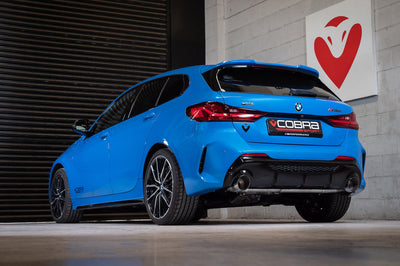 Cobra Exhausts - BMW M135i (F40) Venom Cat Back Race Box Delete Performance Exhaust