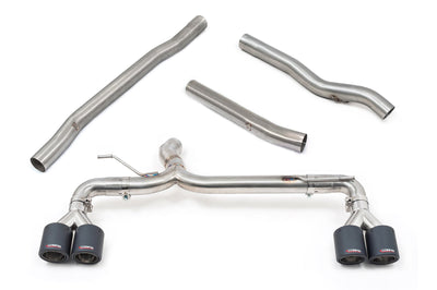 Cobra Exhausts - BMW M135i (F40) Venom Quad Exit M3 Style Race Box Delete Cat Back Performance Exhaust