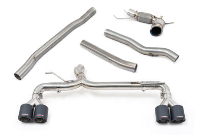 Cobra Exhausts - BMW M135i (F40) Venom Quad Exit Turbo Back M3 Style Race Box Delete Performance Exhaust