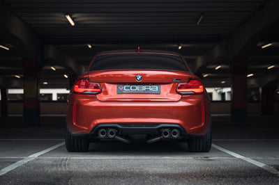 Cobra Exhausts - BMW M2 Competition Venom Race Rear Axle Back (Back Box Delete) Performance Exhaust