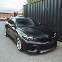BMW M2 F87 N55(OG) 2015-2017 CARBON FIBRE SPLITTER - V2