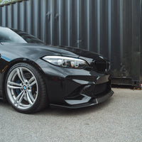 BMW M2 F87 N55(OG) 2015-2017 CARBON FIBRE SPLITTER - V2