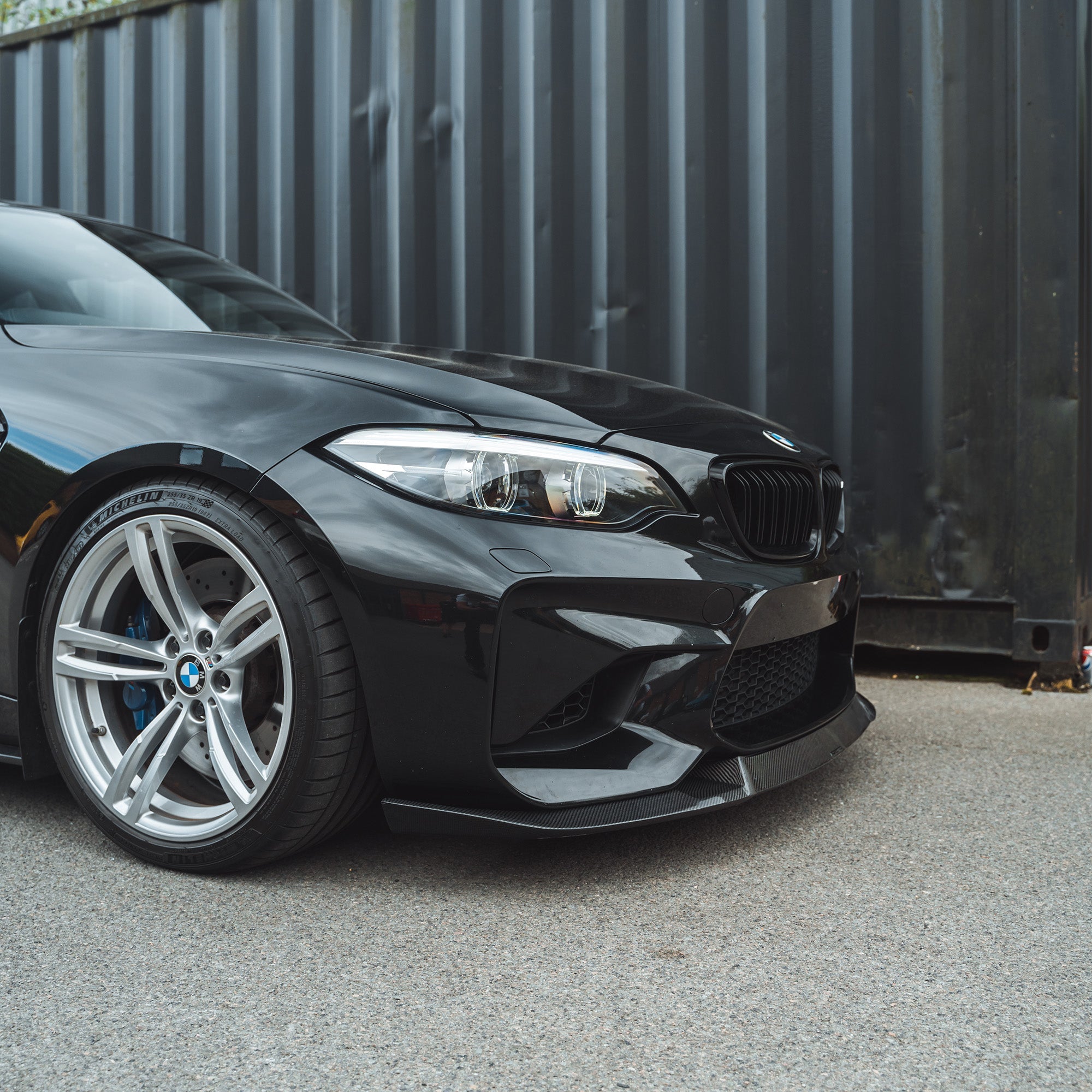 BMW M2 F87 N55(OG) 2015-2017 CARBON FIBRE SPLITTER - V2