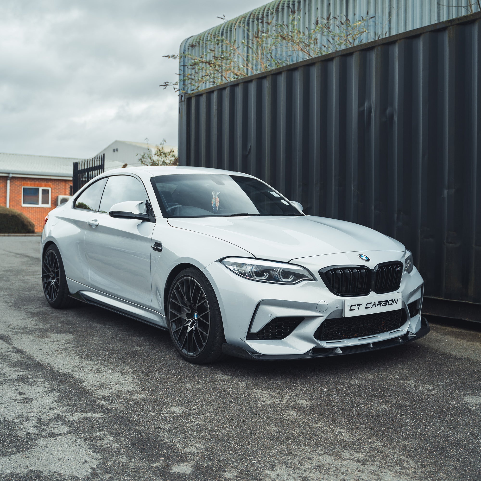BMW M2C F87 2016-2021 CARBON FIBRE SPLITTER - V2