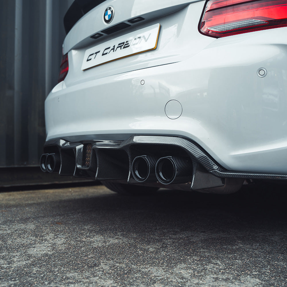 BMW M2/M2C F87 CARBON FIBRE DIFFUSER - V6