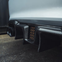 BMW M2/M2C F87 CARBON FIBRE DIFFUSER - V6
