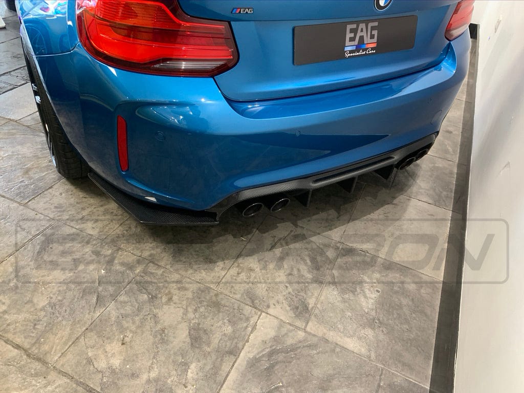 BMW M2/M2C F87 CARBON FIBRE DIFFUSER - V4