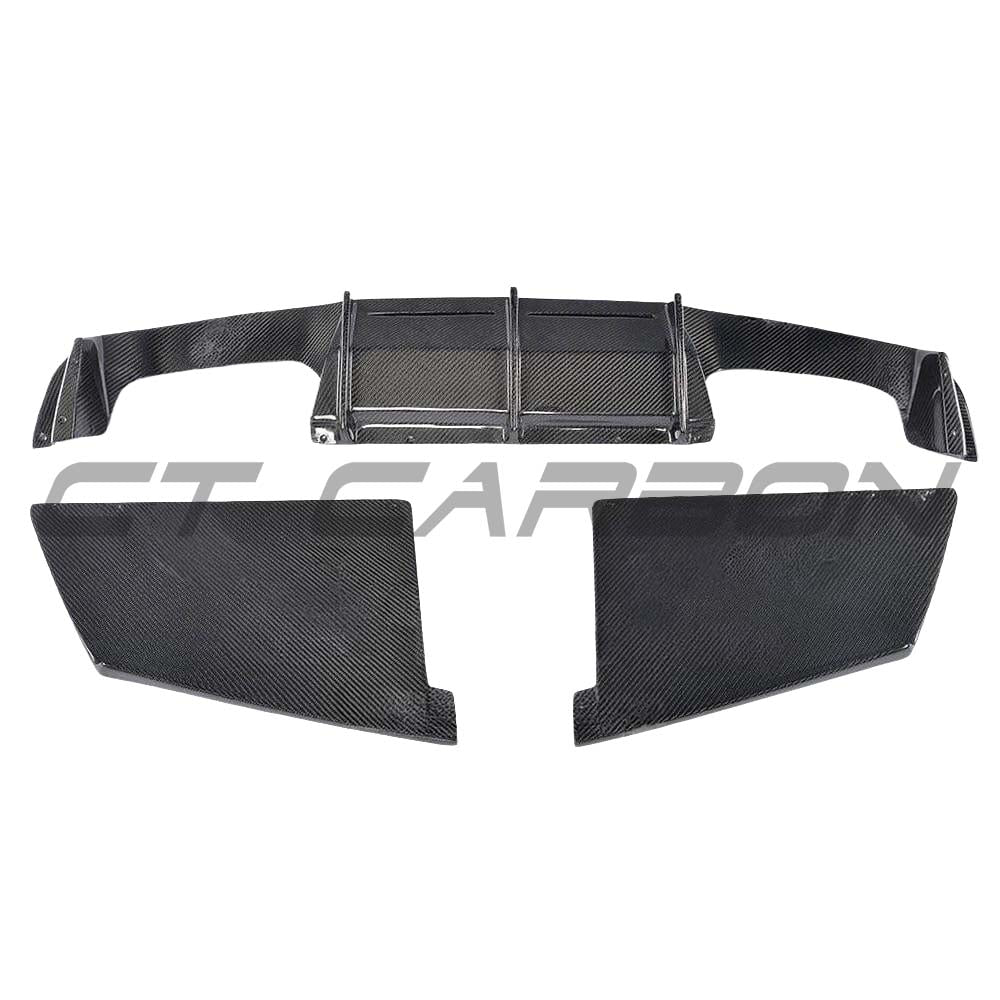 BMW M2/M2C F87 CARBON FIBRE DIFFUSER - V4