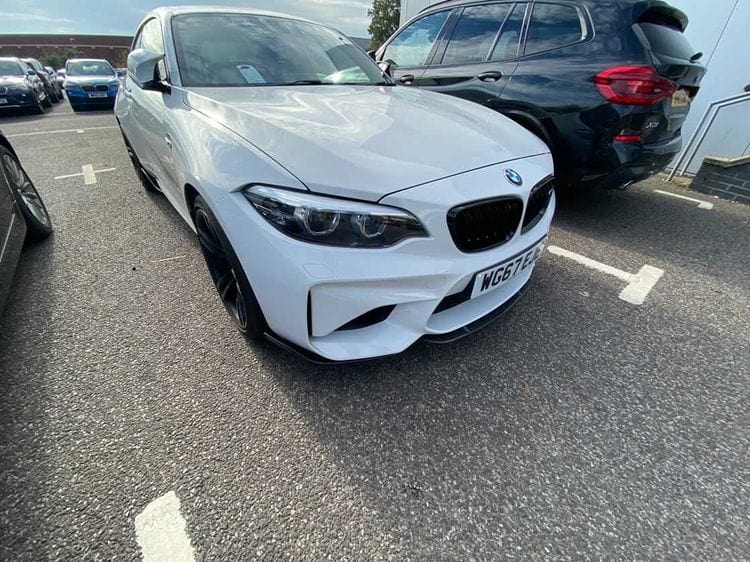 BMW M2/M2C F87 CARBON FIBRE MIDDLE SPLITTER - V5