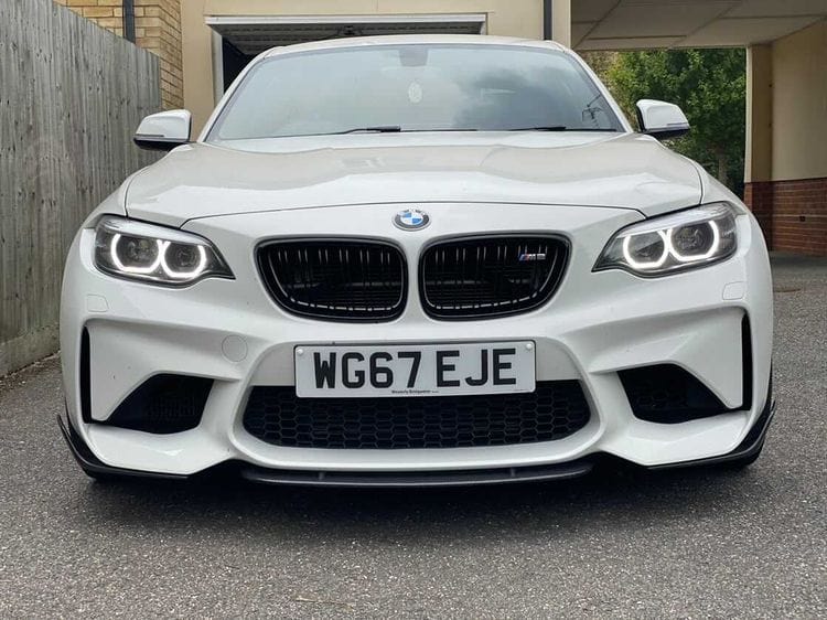BMW M2/M2C F87 CARBON FIBRE MIDDLE SPLITTER - V5