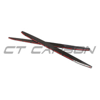 BMW M3 G80/G81 CARBON FIBRE SIDE SKIRT EXTENSIONS - V3 - CT DESIGN