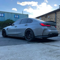 BMW M3 G80/G81 CARBON FIBRE SIDE SKIRT EXTENSIONS - V3 - CT DESIGN