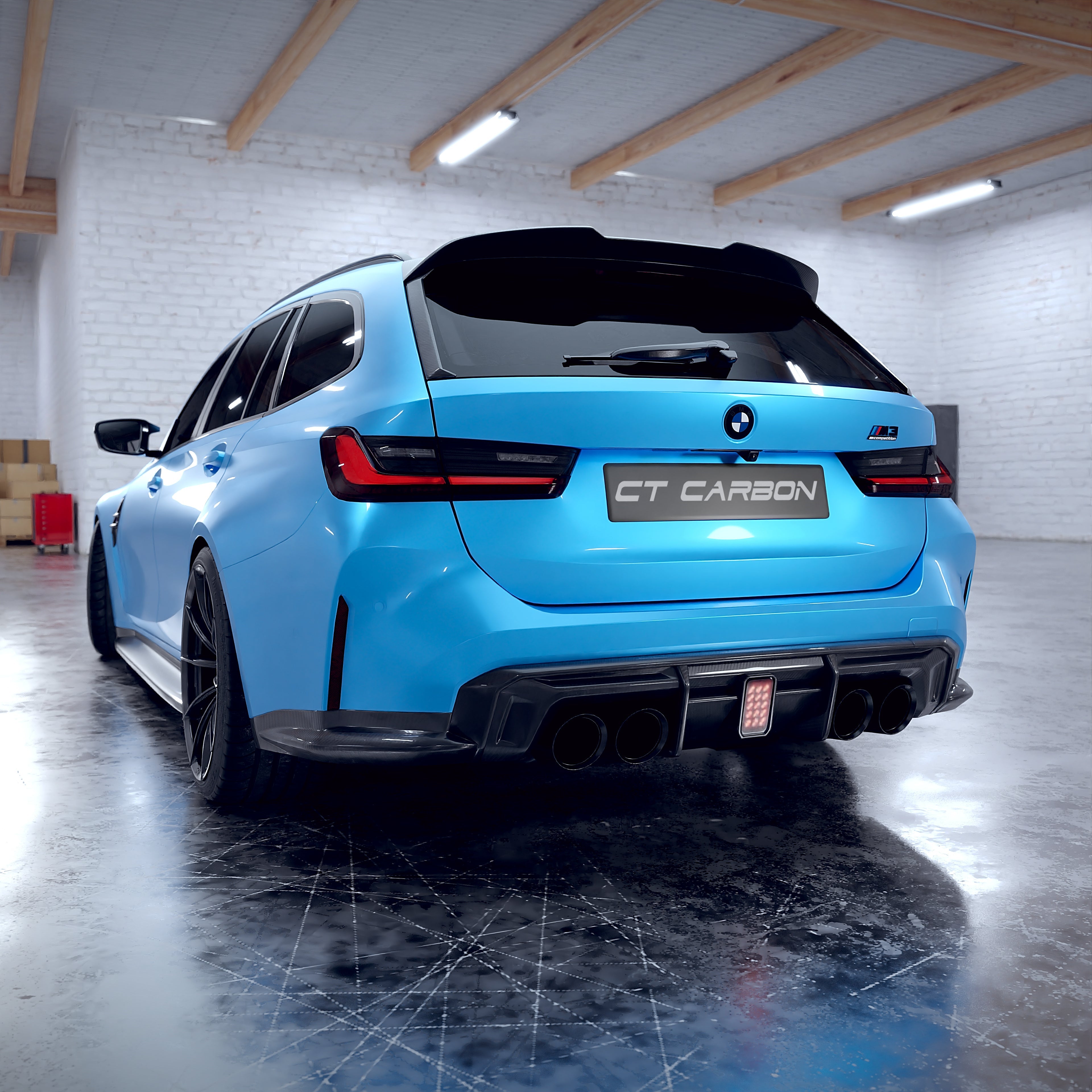 BMW M3 G81/G21 3 SERIES CARBON FIBRE SPOILER - V1 - CT DESIGN