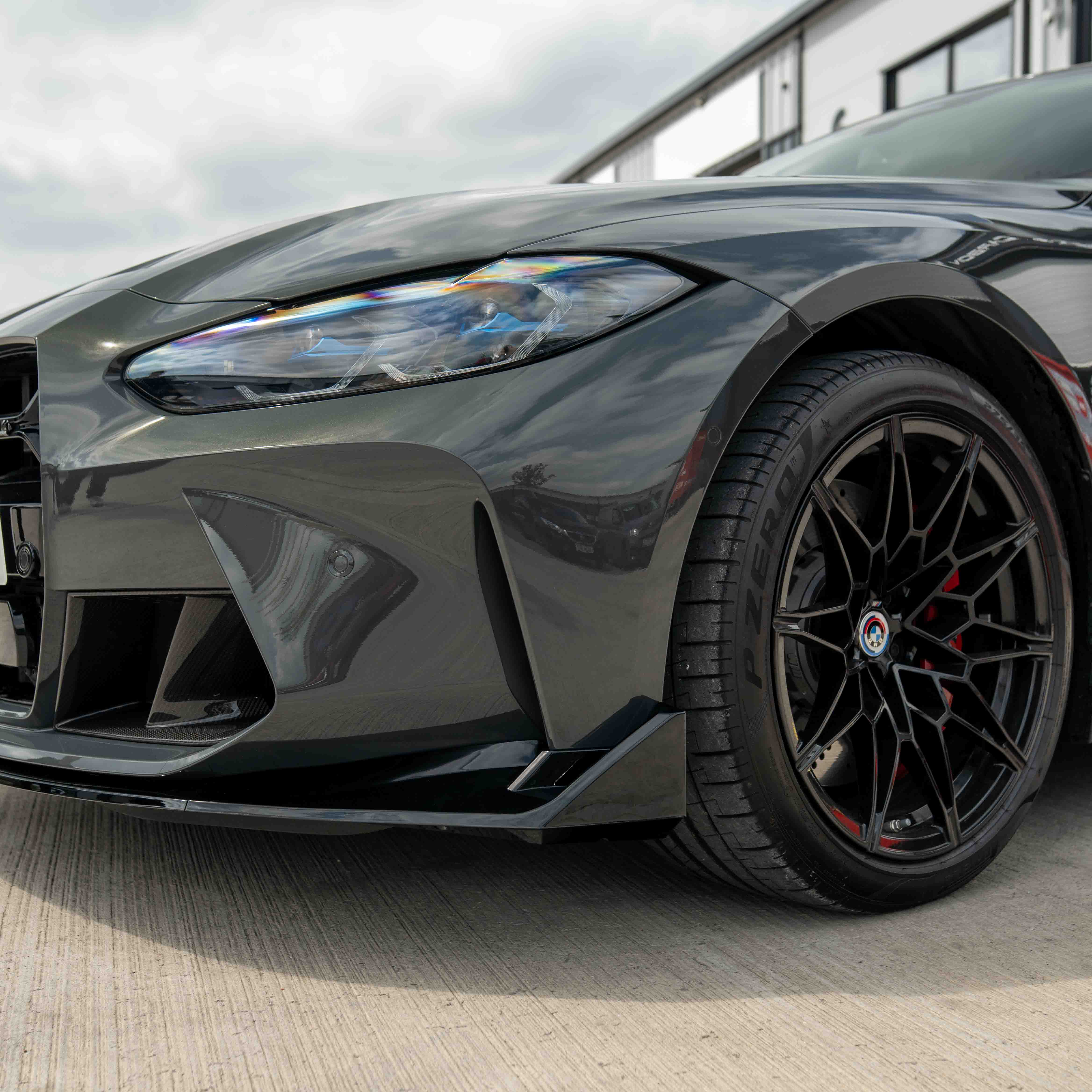 BMW M3 & M4 G80/G81/G82/G83 GLOSS BLACK SPLITTER - V1