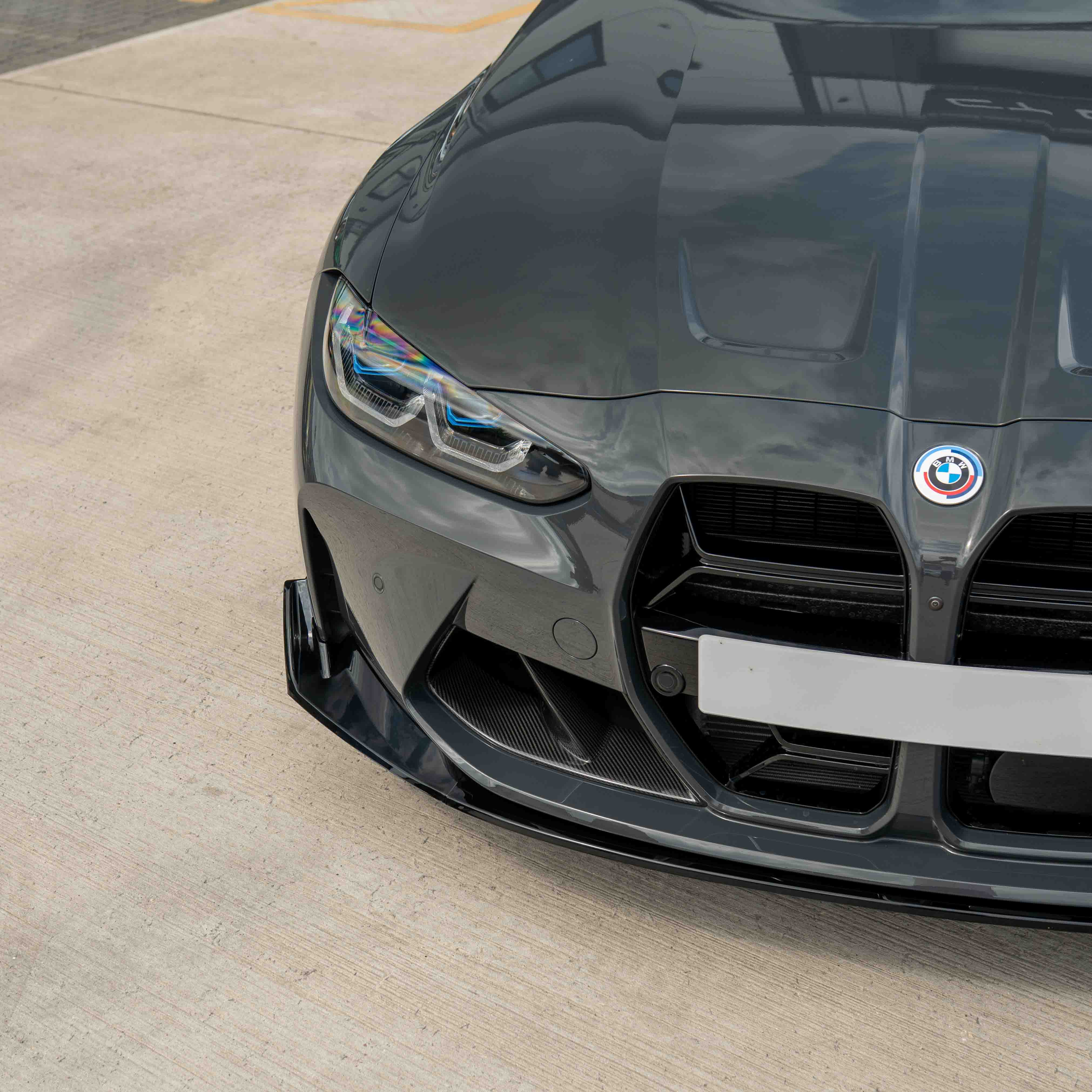 BMW M3 & M4 G80/G81/G82/G83 GLOSS BLACK SPLITTER - V1