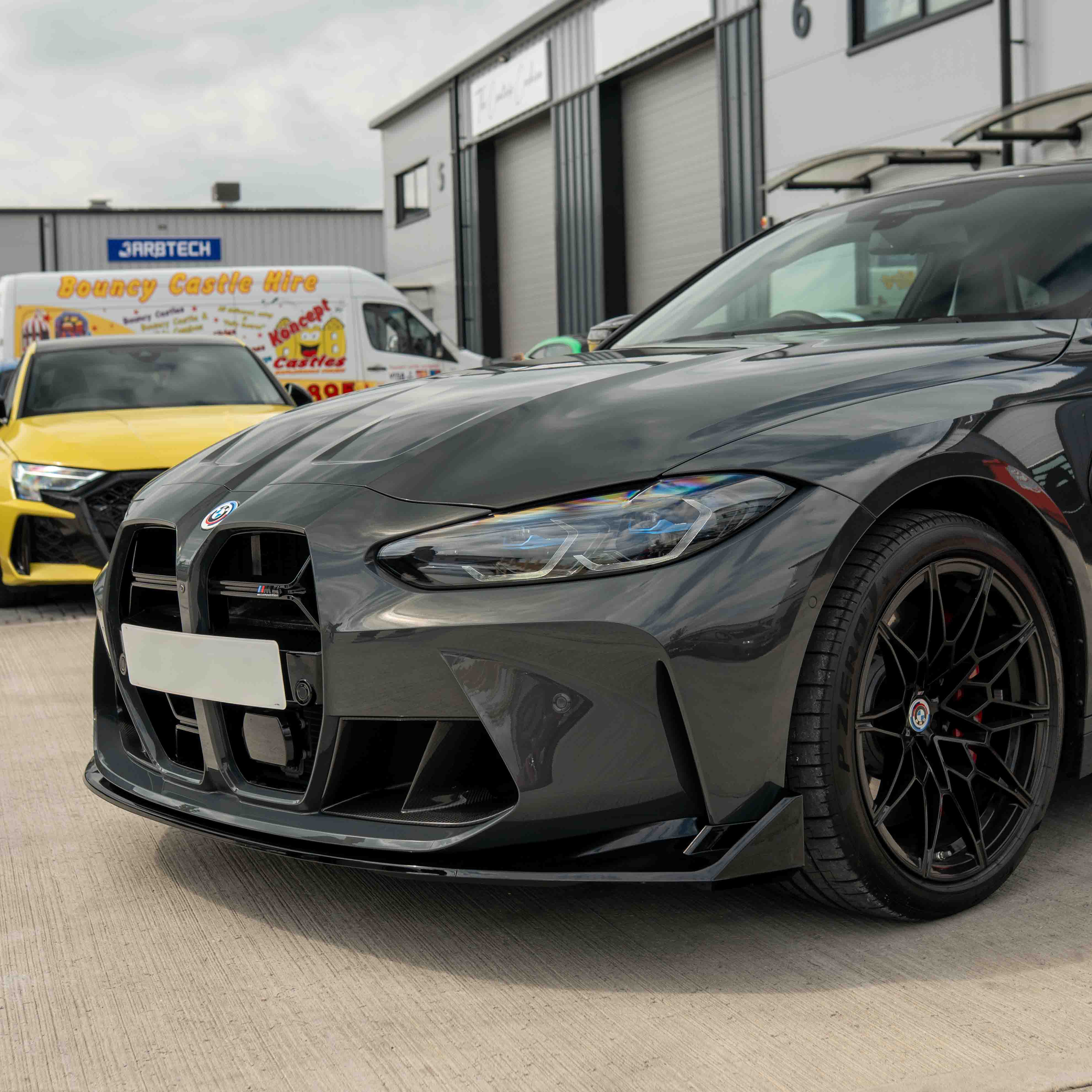 BMW M3 & M4 G80/G81/G82/G83 GLOSS BLACK SPLITTER - V1