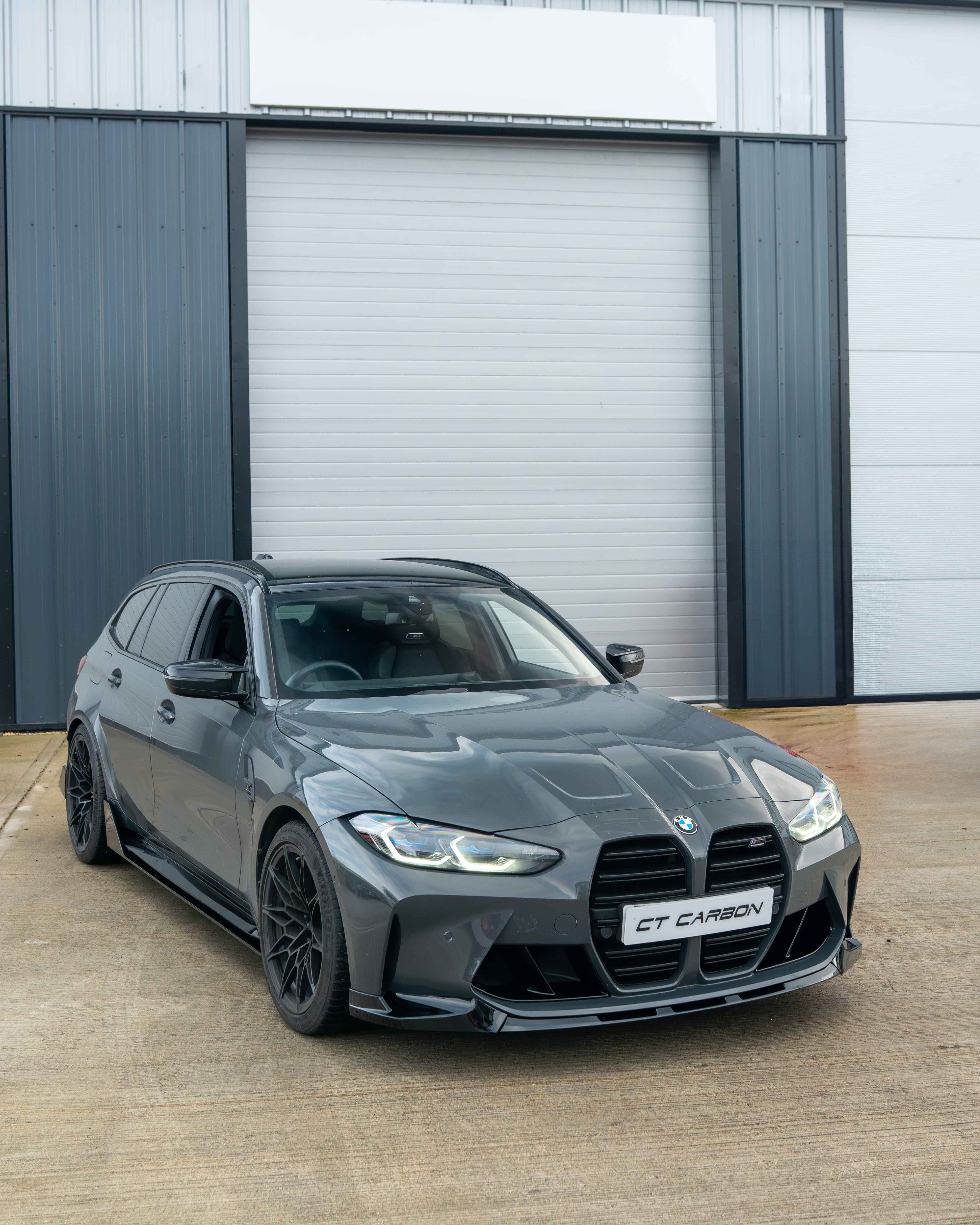BMW M3 & M4 G80/G81/G82/G83 GLOSS BLACK SPLITTER - V2