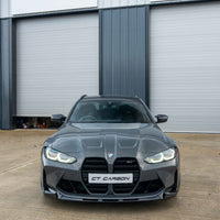 BMW M3 & M4 G80/G81/G82/G83 GLOSS BLACK SPLITTER - V2