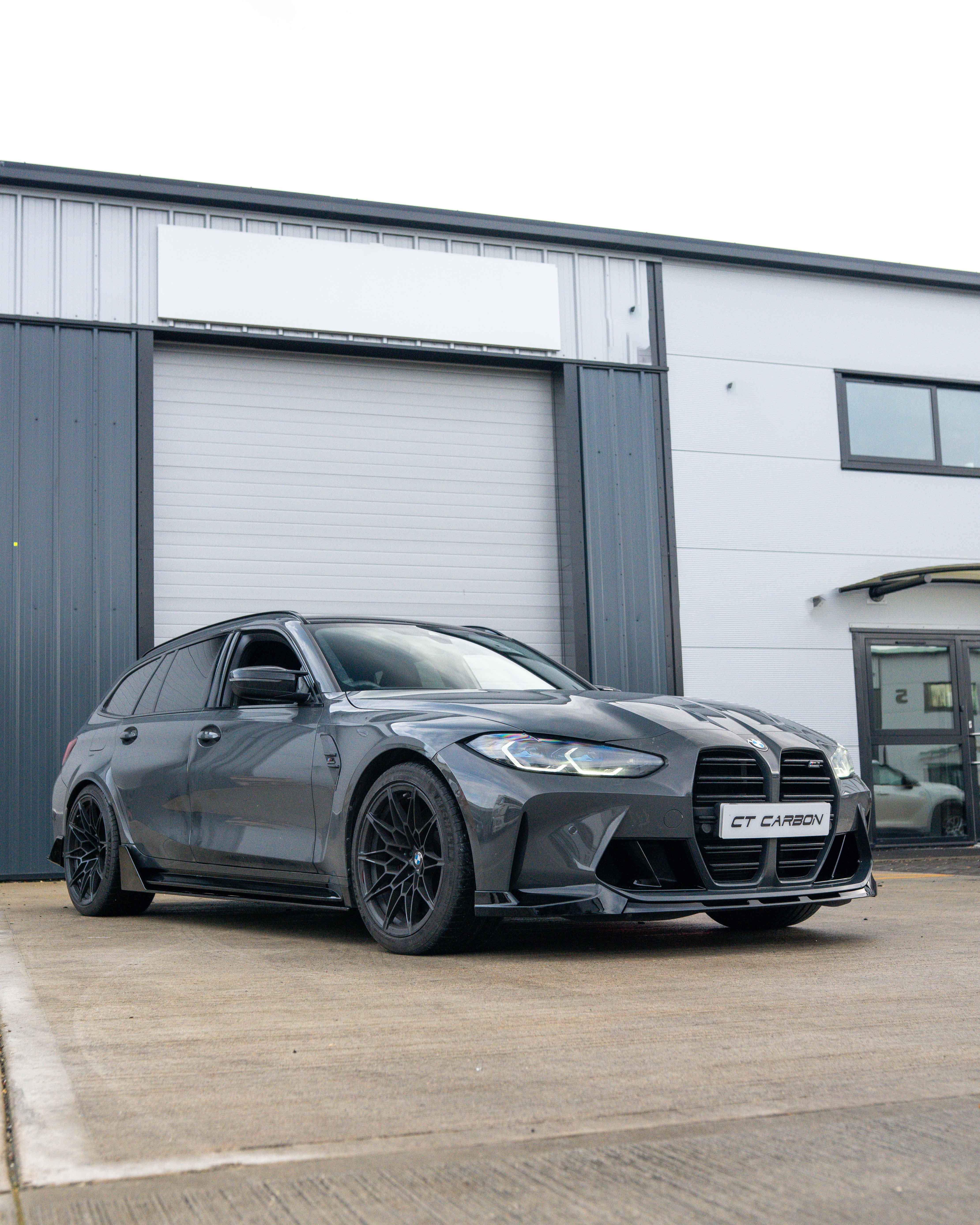 BMW M3 & M4 G80/G81/G82/G83 GLOSS BLACK SPLITTER - V2