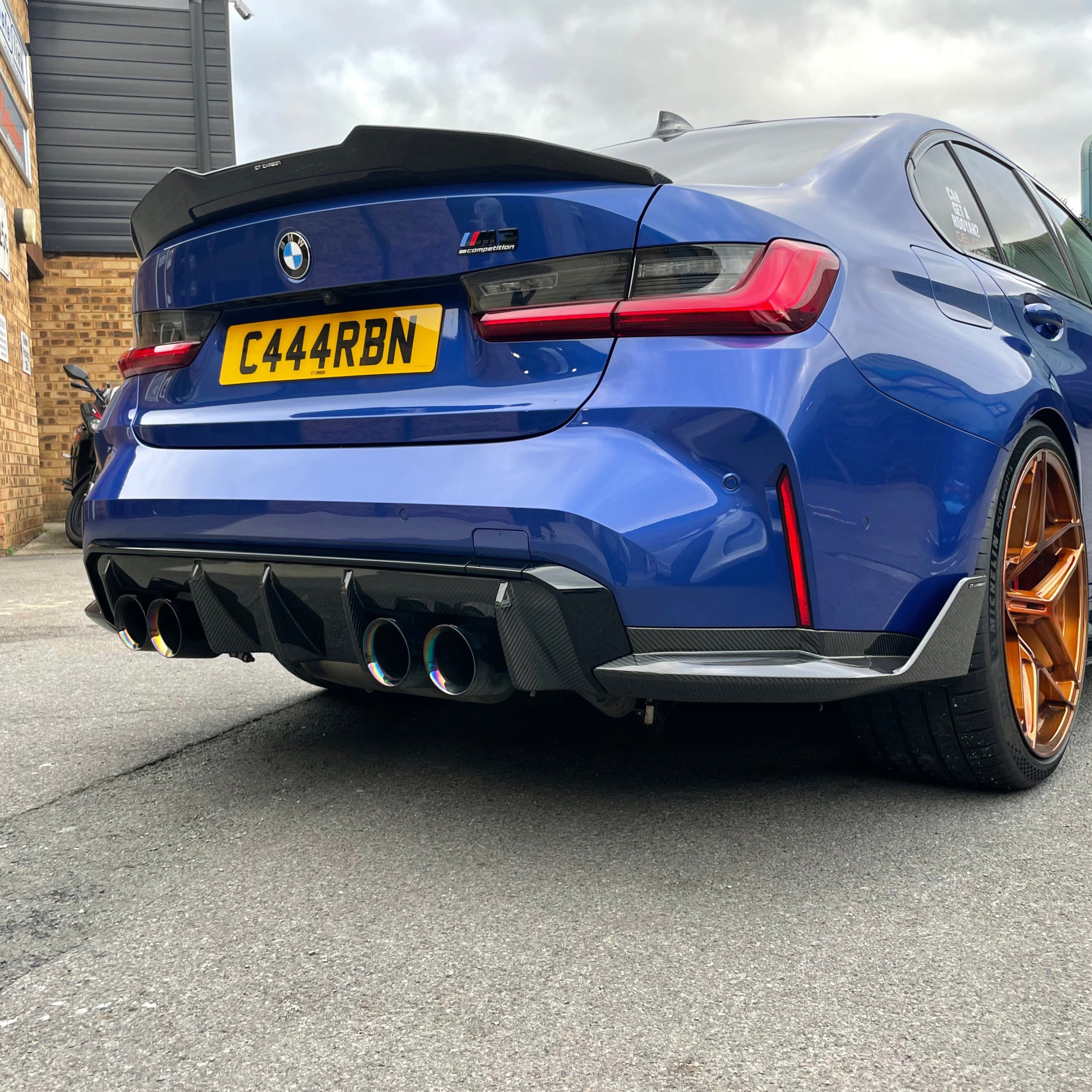 BMW M3/3 SERIES G80/G20 2018+ CARBON FIBRE SPOILER - V2